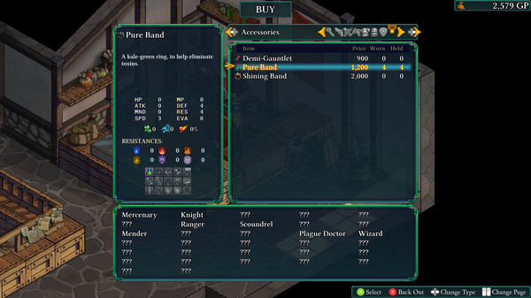 Screenshot of Fell Seal: Arbiter's Mark