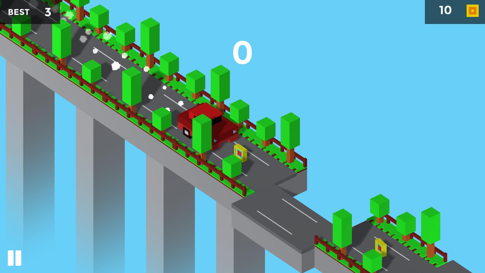 Pixel Traffic: Risky Bridge screenshot screenshot 1