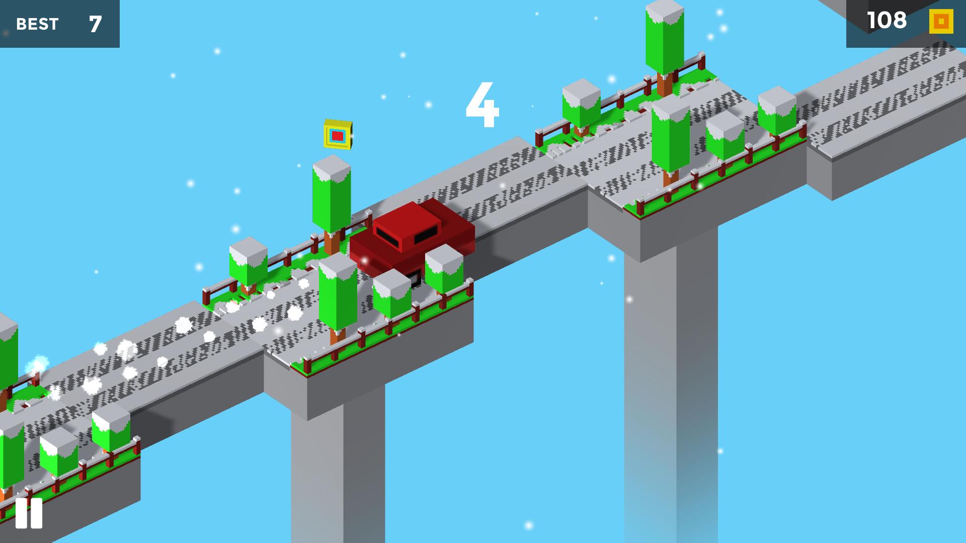 Pixel Traffic: Risky Bridge 6