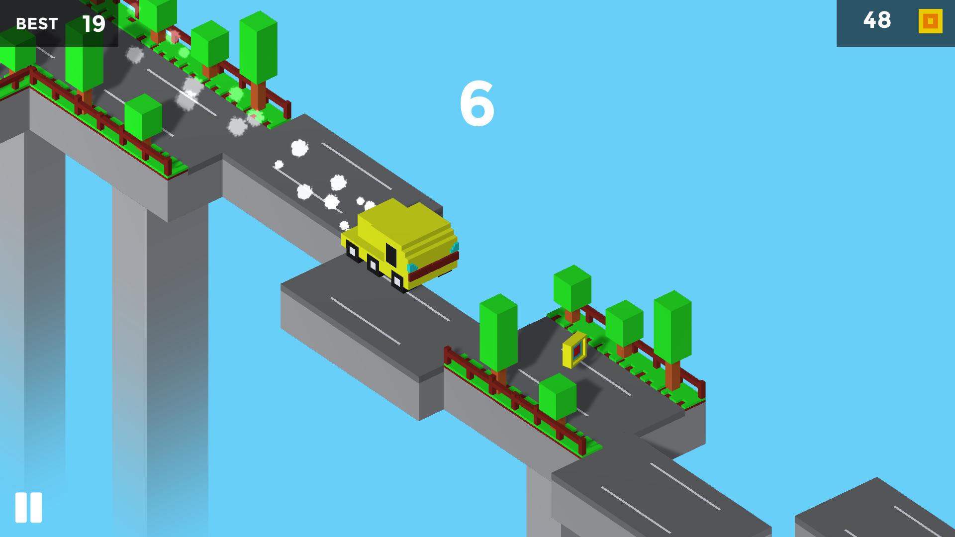 Pixel Traffic: Risky Bridge 10