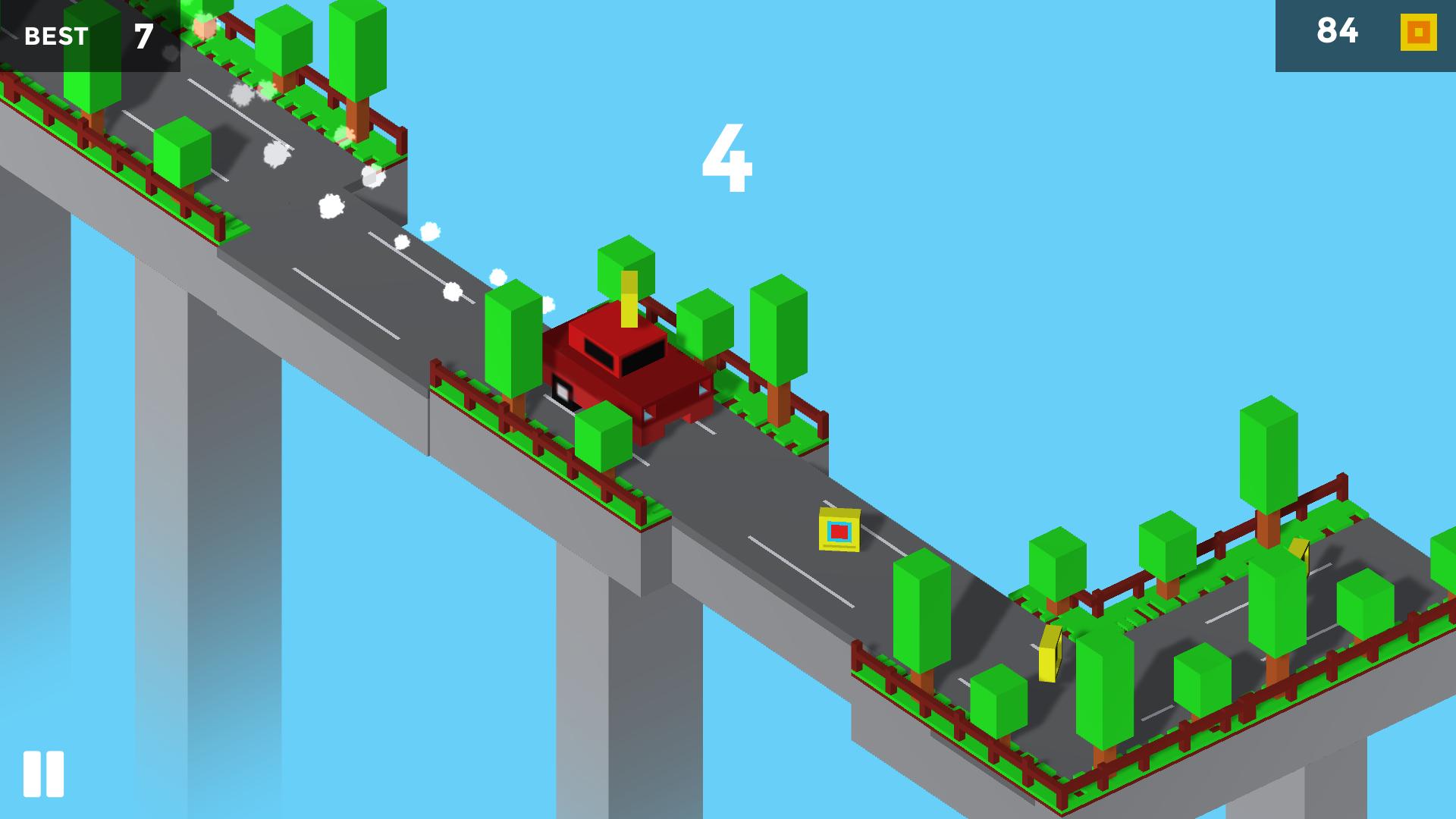Pixel Traffic: Risky Bridge screenshot screenshot 4