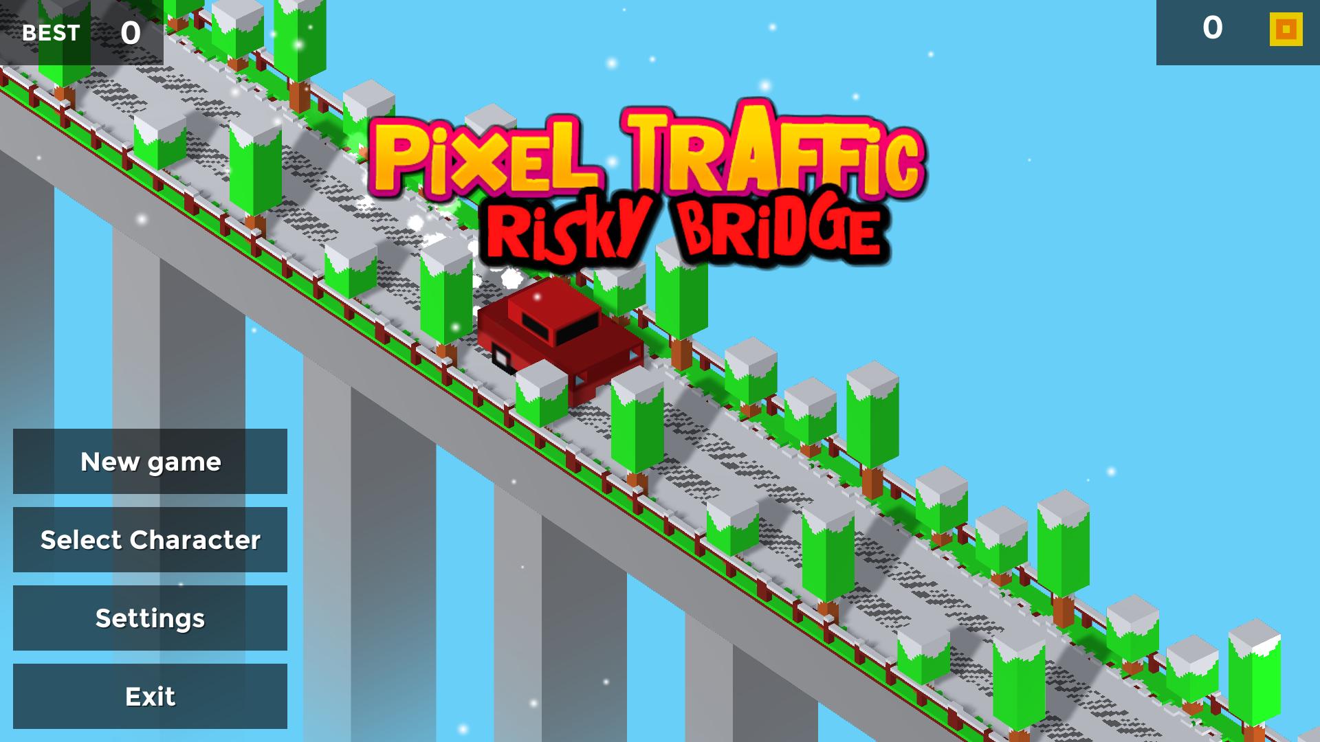 Pixel Traffic: Risky Bridge 1