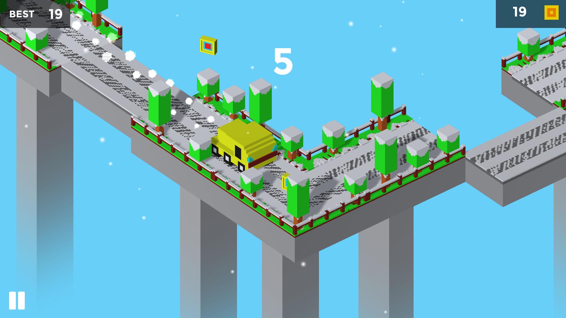 Pixel Traffic: Risky Bridge 8