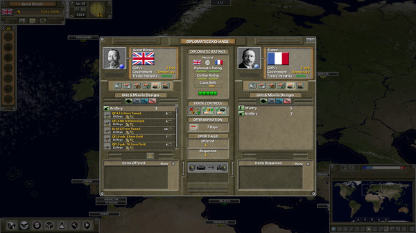 скриншот Supreme Ruler: The Great War DLC 1