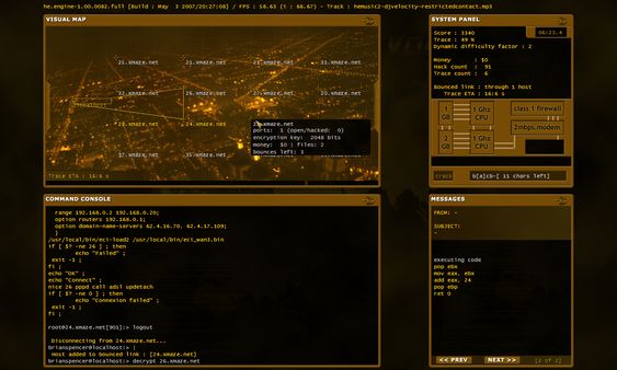 скриншот Hacker Evolution 2