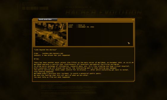 Hacker Evolution скриншот