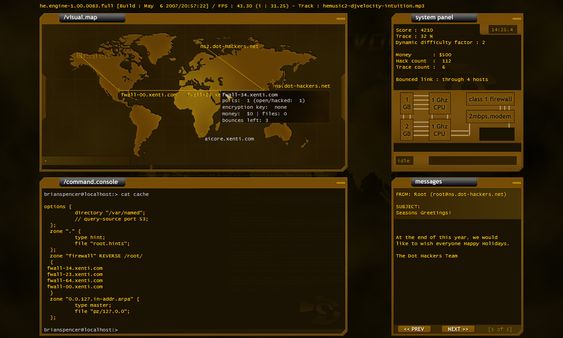 скриншот Hacker Evolution 1
