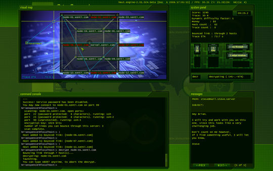 скриншот Hacker Evolution: Untold 1