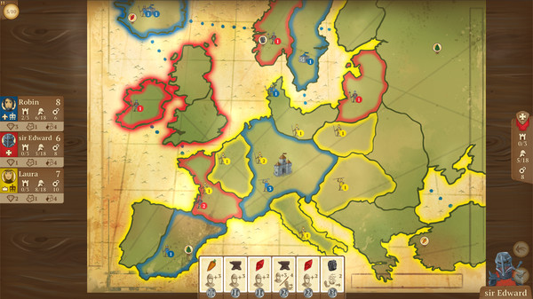 скриншот Eight-Minute Empire: Old Europe Map 0