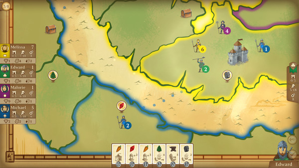 скриншот Eight-Minute Empire: Starfall Crater Map 0