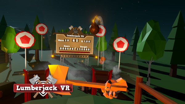 скриншот Lumberjack VR 2