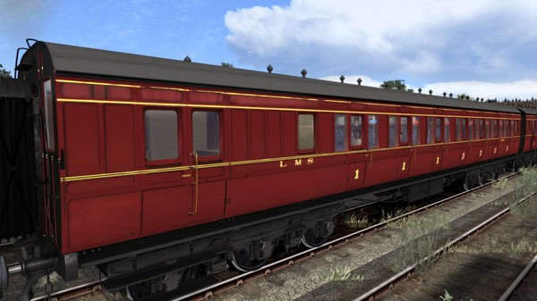 скриншот TS Marketplace: Caledonian Railway 65ft Grampian LMS Period 3 Coach Pack 4