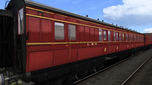 скриншот TS Marketplace: Caledonian Railway 65ft Grampian LMS Period 3 Coach Pack 5