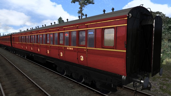 скриншот TS Marketplace: Caledonian Railway 65ft Grampian LMS Period 3 Coach Pack 3