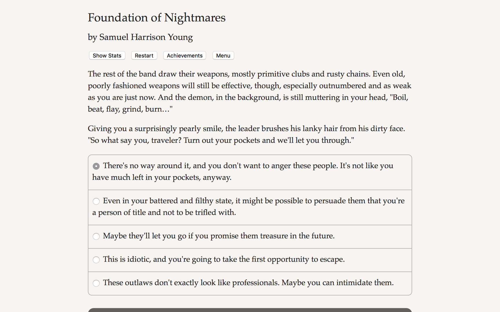 Foundation of Nightmares Featured Screenshot #1