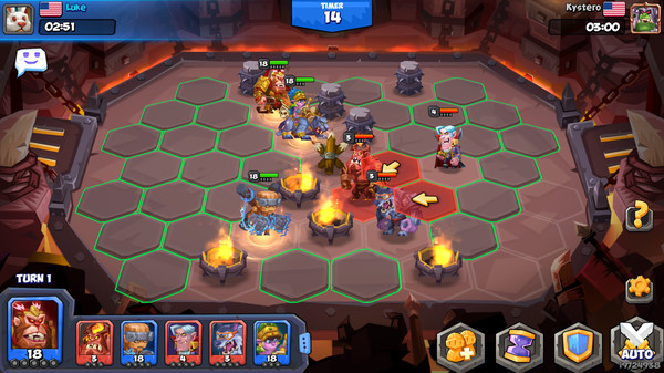 Screenshot of Tactical Monsters Rumble Arena
