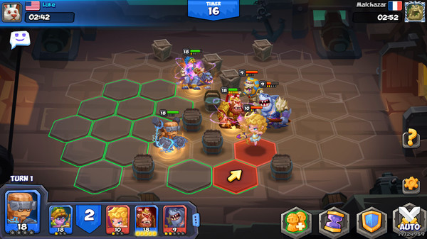 Screenshot of Tactical Monsters Rumble Arena