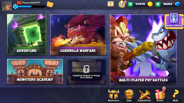 Screenshot of Tactical Monsters Rumble Arena