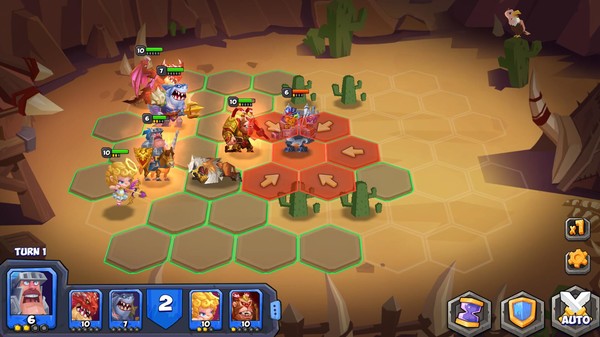 Screenshot of Tactical Monsters Rumble Arena
