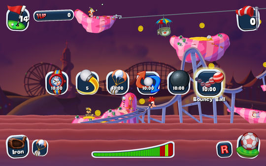 Worms Crazy Golf скриншот
