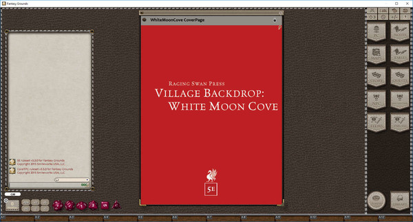 скриншот Fantasy Grounds - Village Backdrop: White Moon Cove (5E) 3