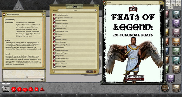 скриншот Fantasy Grounds - Feats of Legend: 20 Celestial Feats (PFRPG) 3