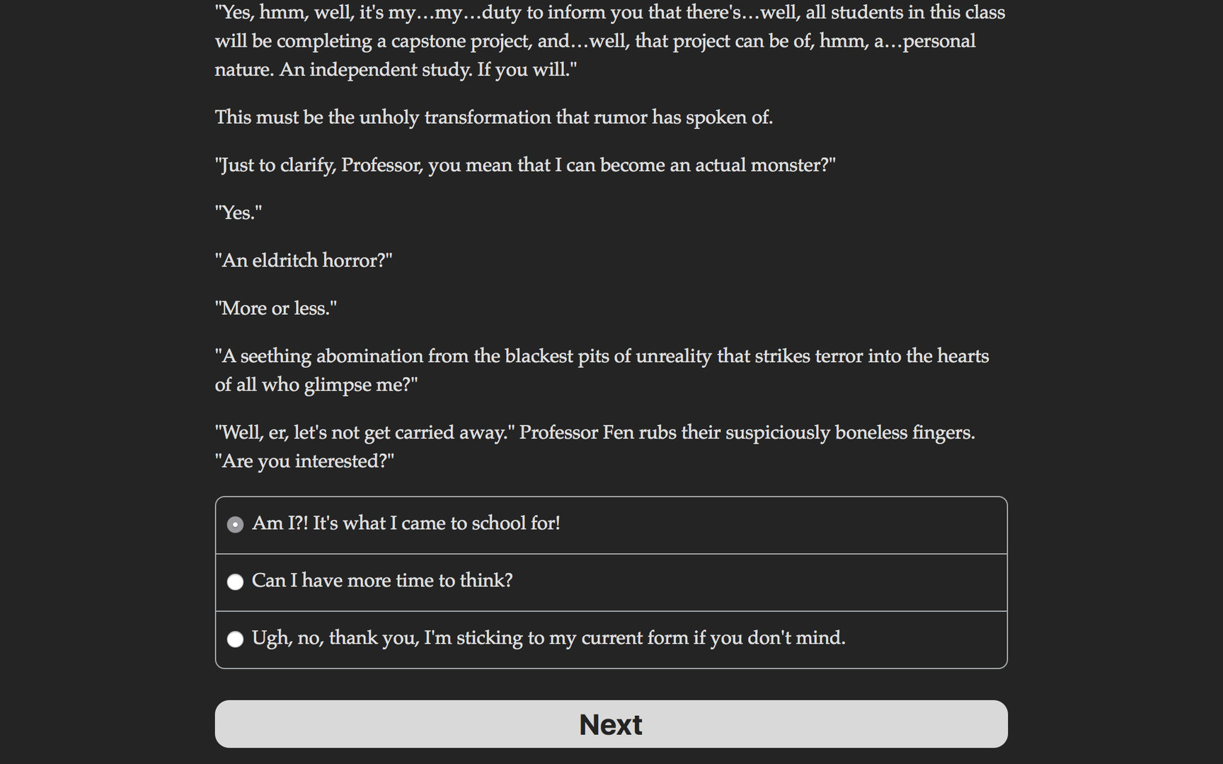 Grand Academy for Future Villains Demo #2