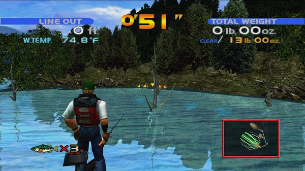 скриншот SEGA Bass Fishing 1