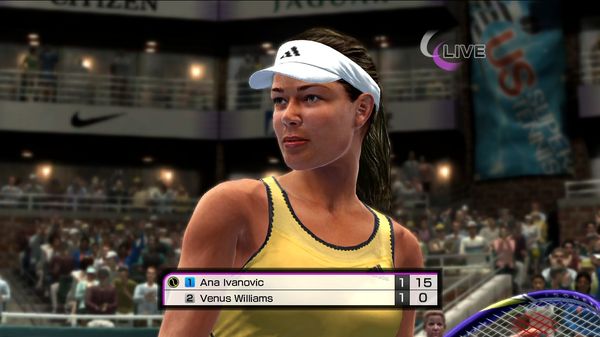 Virtua Tennis 4 capture d'écran