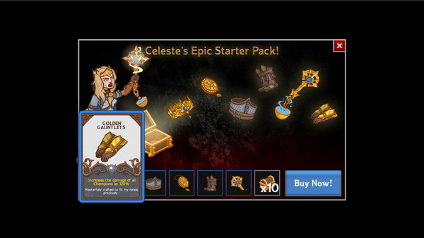 скриншот Idle Champions of the Forgotten Realms - Celeste's Starter Pack 1