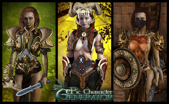 скриншот ePic Character Generator - Season #2: Female Barbarian 4