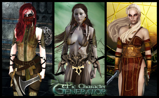 скриншот ePic Character Generator - Season #2: Female Barbarian 1
