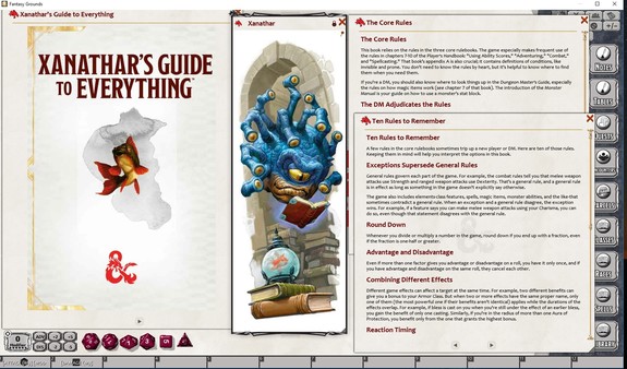 скриншот Fantasy Grounds - D&D Xanathar's Guide to Everything 1
