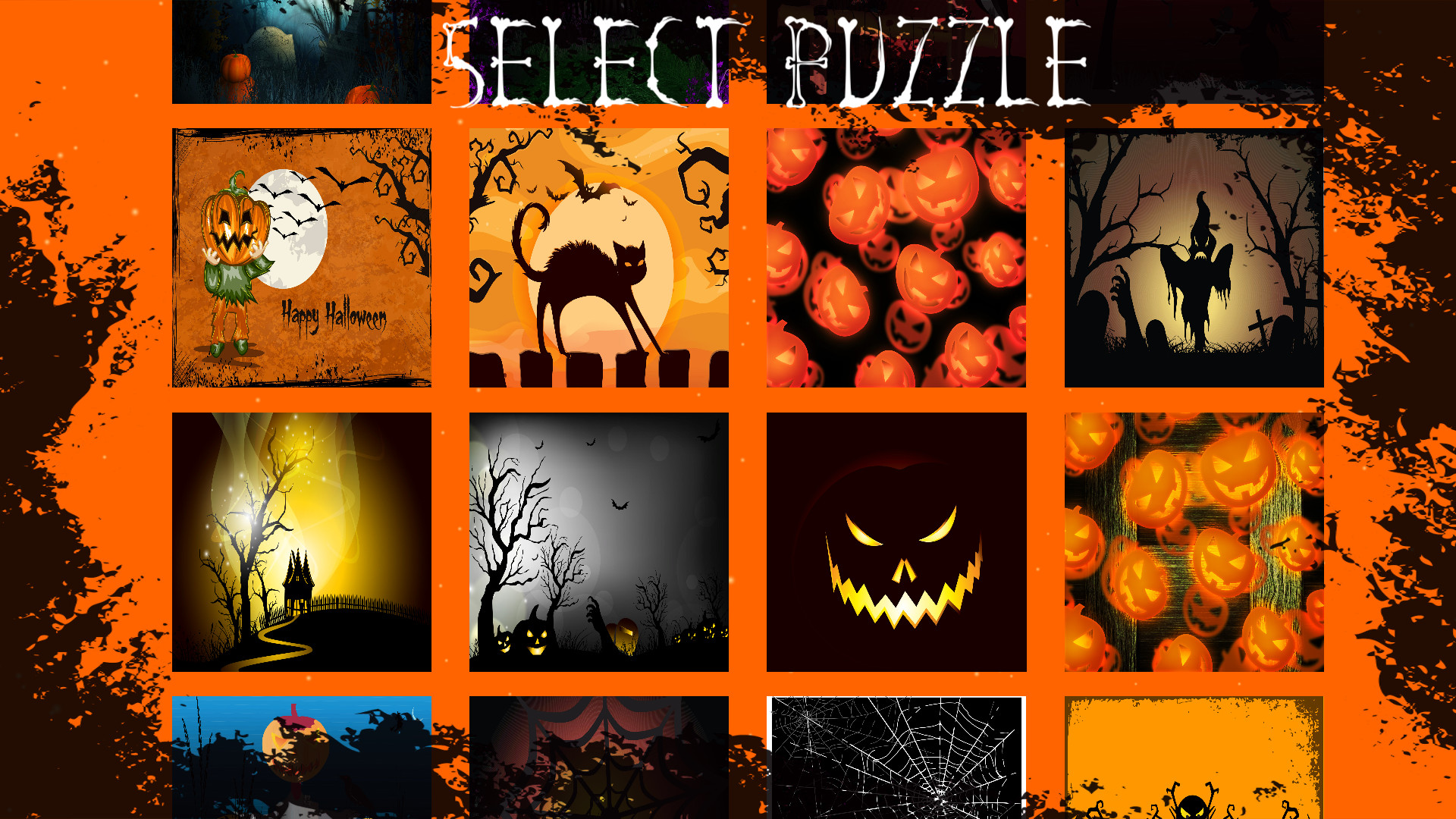 Halloween 4. Halloween Puzzle Key.