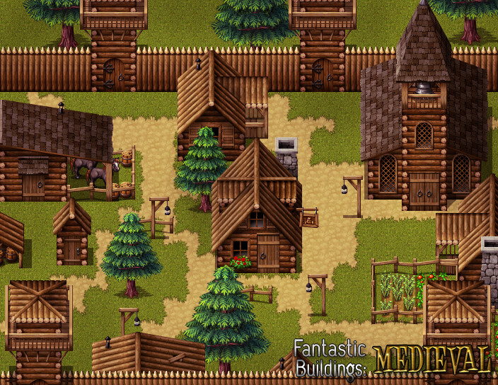 RPG Maker MV - Fantastic Buildings: Medieval #0
