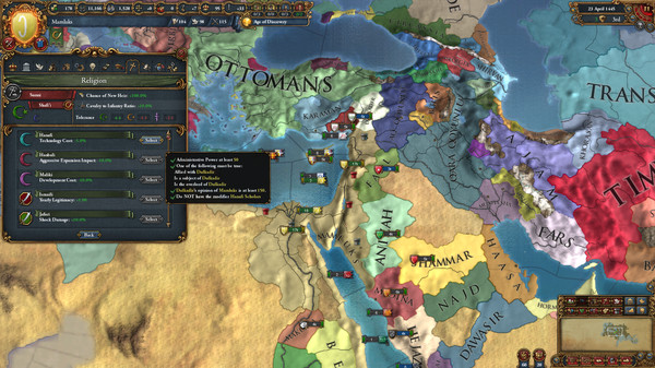 скриншот Europa Universalis IV: Cradle of Civilization 1