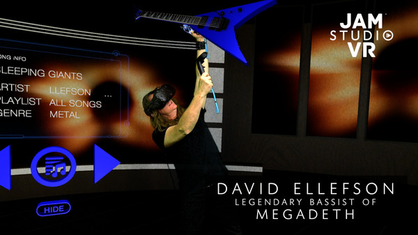 скриншот Jam Studio VR - David Ellefson Metal Factory 0