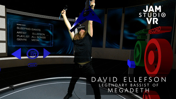 скриншот Jam Studio VR - David Ellefson Metal Factory 2
