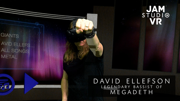 скриншот Jam Studio VR - David Ellefson Metal Factory 1