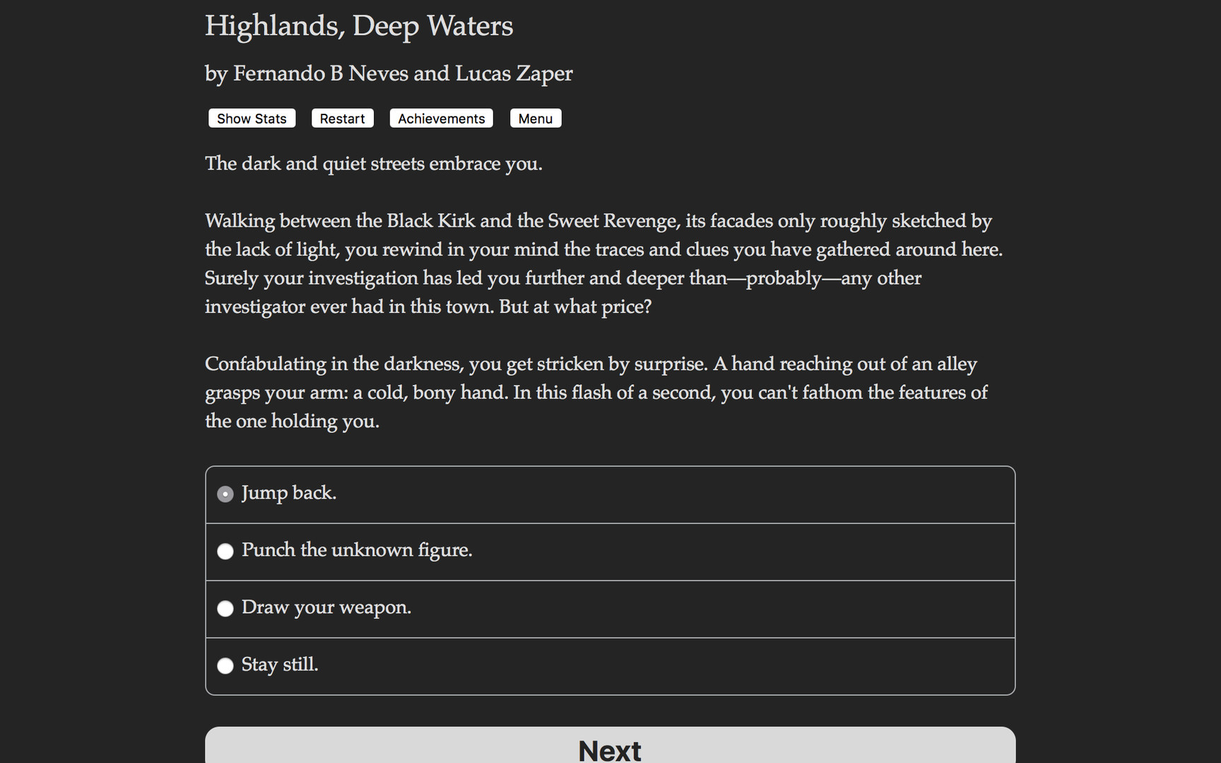 Highlands, Deep Waters Demo #2