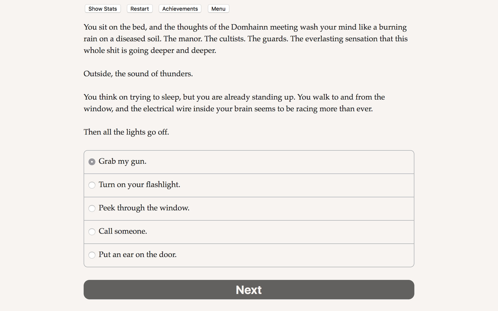 Highlands, Deep Waters Demo #5