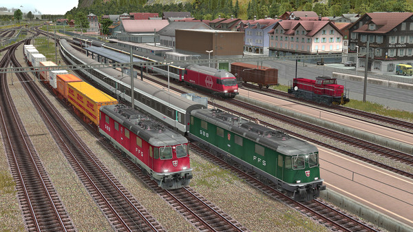 EEP TSM Gotthardbahn Nordrampe Modul Erstfeld