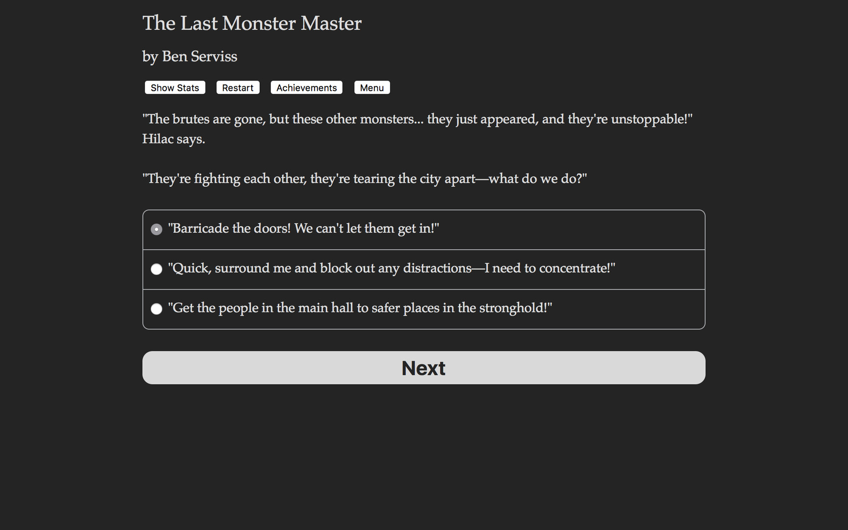 The Last Monster Master Demo #5