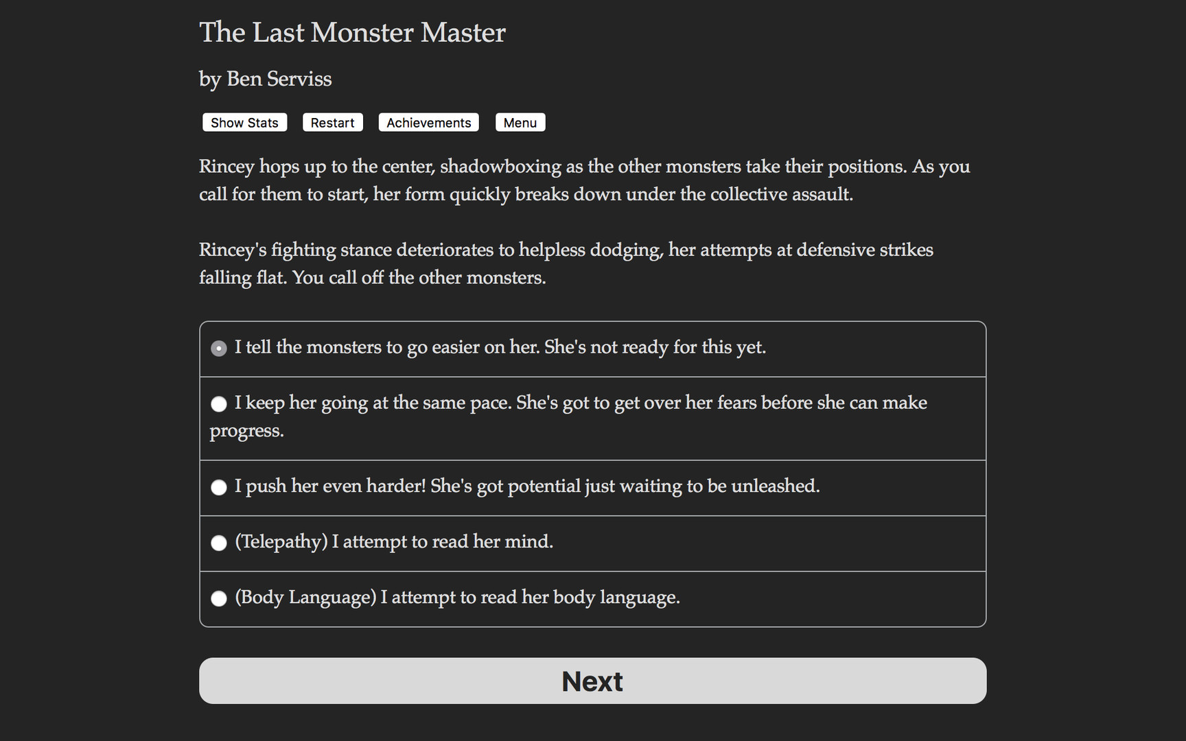 The Last Monster Master Demo #2