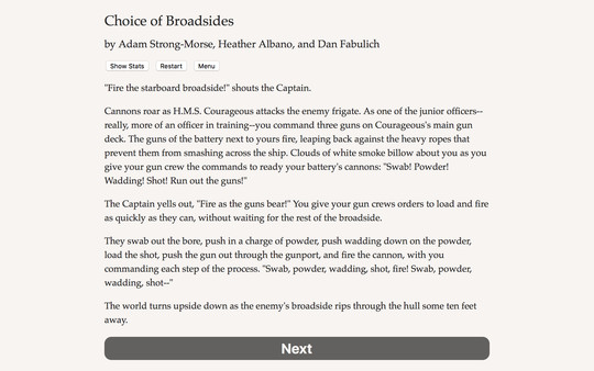 Choice of Broadsides