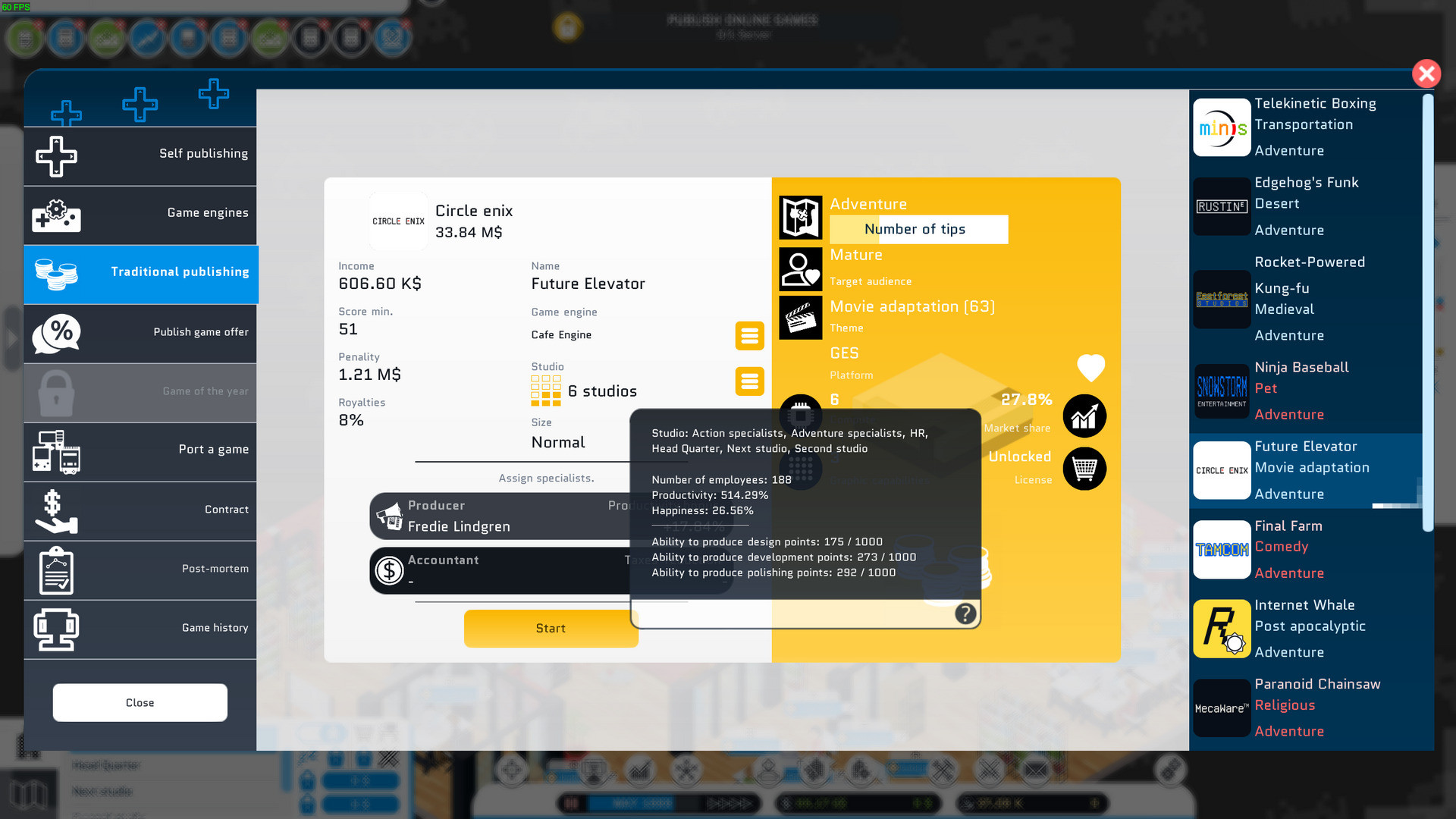 City Game Studio: a tycoon about game dev Free Download