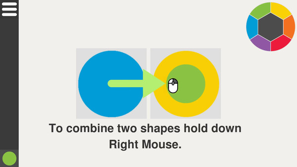 Shape Palette game for Linux 1