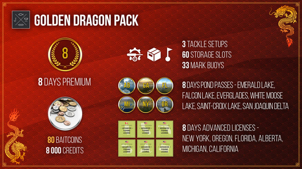 скриншот Fishing Planet: Golden Dragon Pack 4