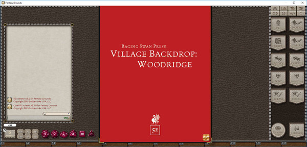 скриншот Fantasy Grounds - Village Backdrop : Woodridge (5E) 0
