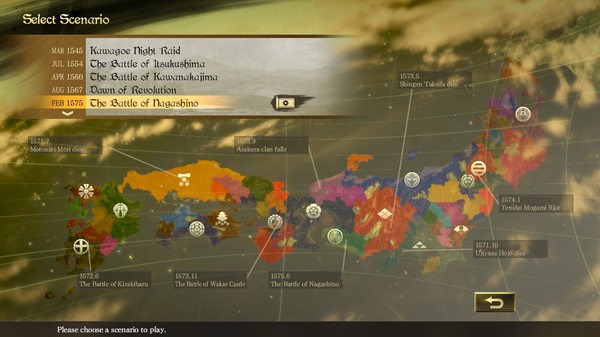 скриншот Nobunaga's Ambition: Taishi - シナリオ「長篠の戦い」/Scenario 
